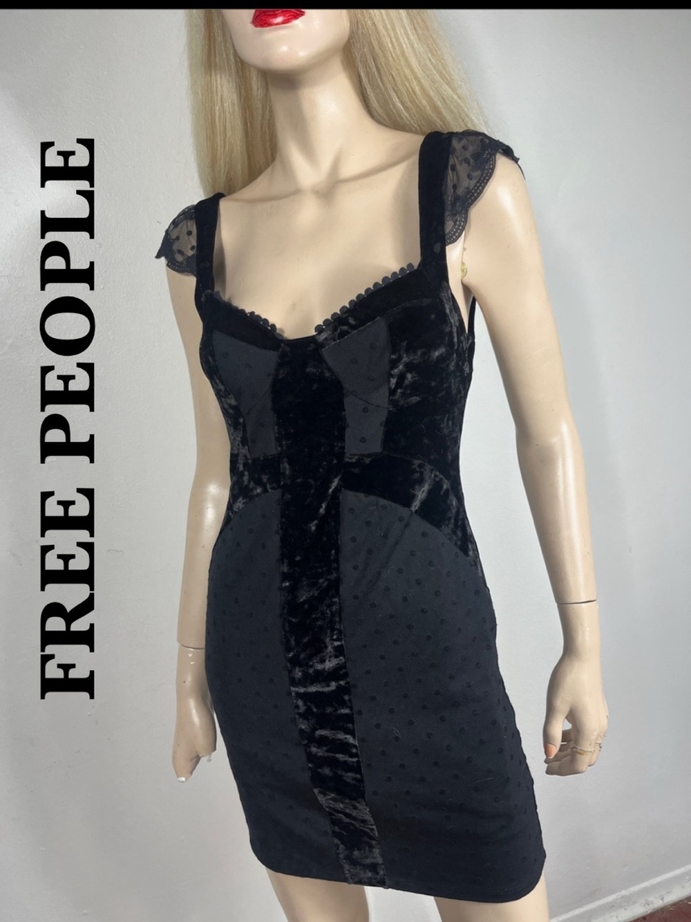 FREE PEOPLE Women's Black Dress